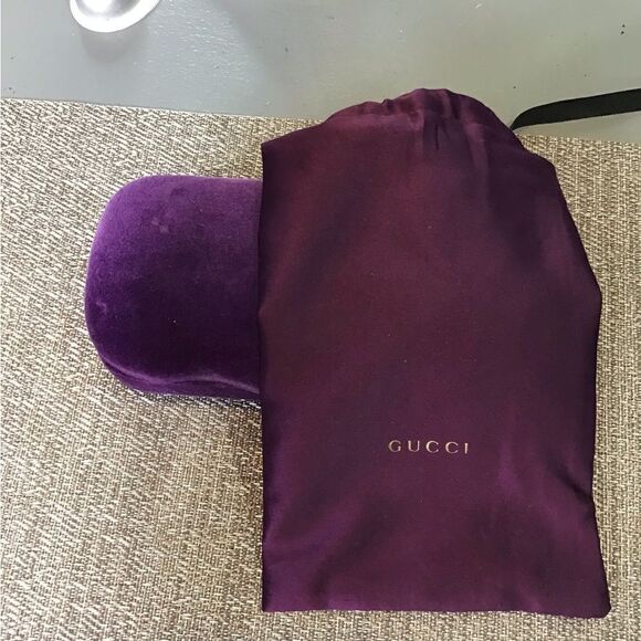 Pink Gucci Sunglasses with Bumble Bee Logo - Picture 11 of 11